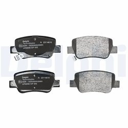 SET PLACUTE FRANA DELPHI LP2206 - Compatibil cu TOYOTA