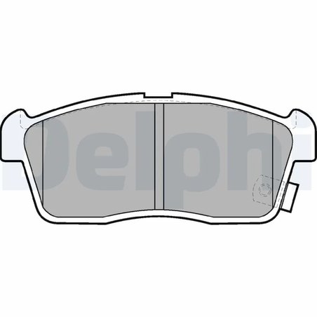 Set placute frana Delphi LP2219