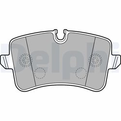 Set placute frana Delphi LP2226