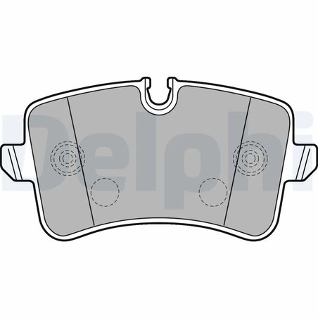 SET PLACUTE FRANA DELPHI LP2226 - Compatibil cu AUDI