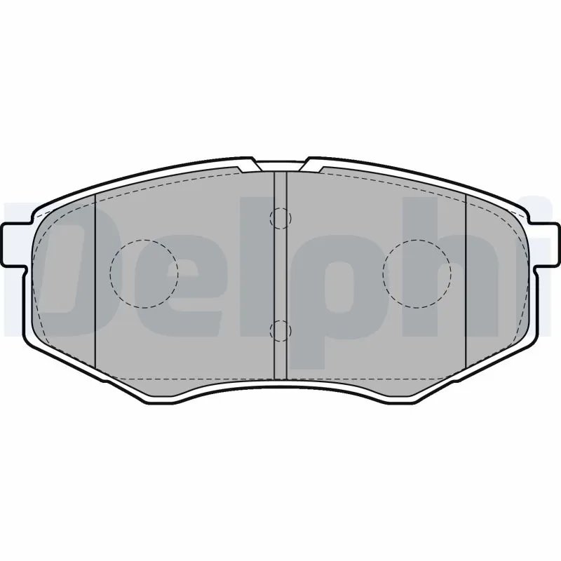 Set placute frana Delphi LP2227