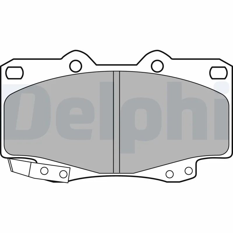 SET PLACUTE FRANA DELPHI LP2242 - Compatibil cu TOYOTA
