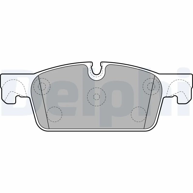 Set placute frana Delphi LP2248