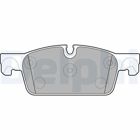 Set placute frana Delphi LP2248