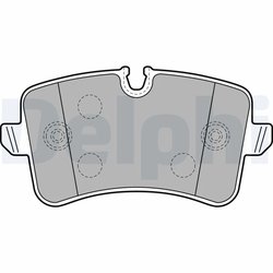 Set placute frana Delphi LP2249