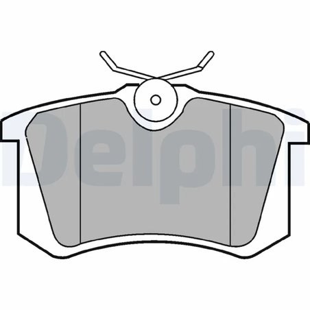 Set placute frana Delphi LP2255