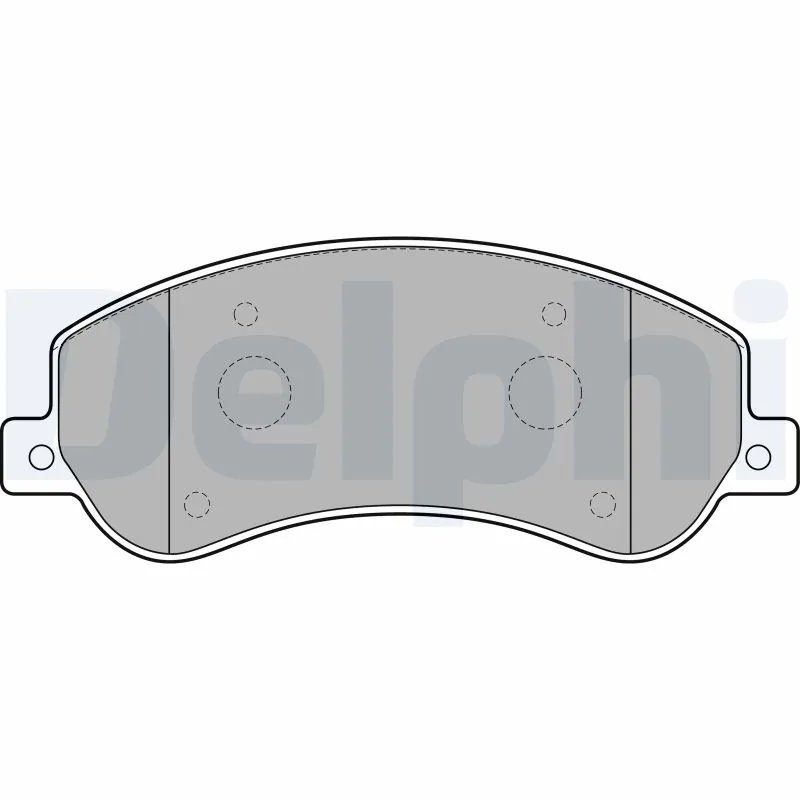 SET PLACUTE FRANA DELPHI LP2257 - Compatibil cu VW