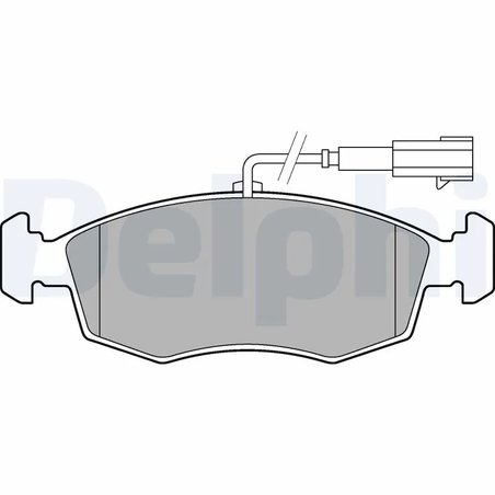 Set placute frana Delphi LP2288