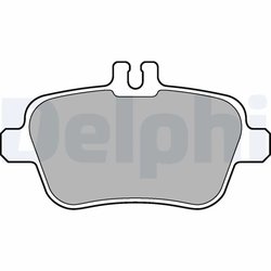 Set placute frana Delphi LP2289