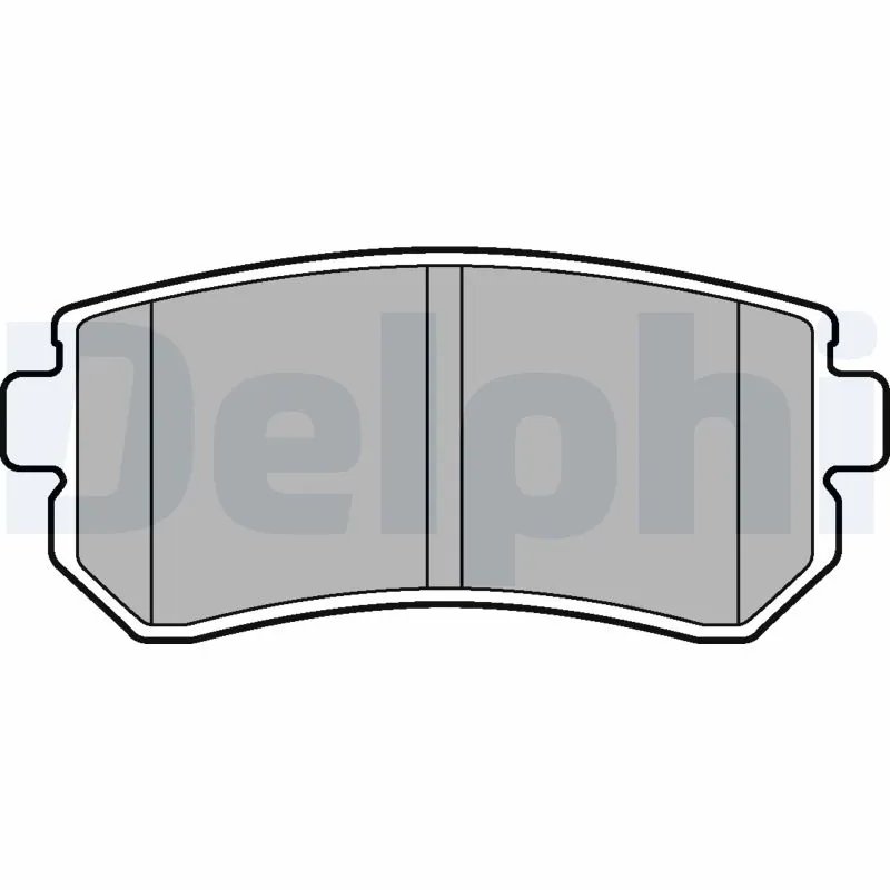 Set placute frana Delphi LP2303