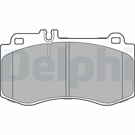 SET PLACUTE FRANA DELPHI LP2304 - Compatibil cu MERCEDES-BENZ