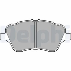 Set placute frana Delphi LP2474