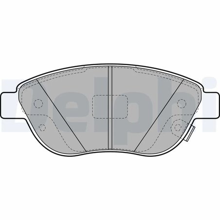 SET PLACUTE FRANA DELPHI LP2476 - Compatibil cu FIAT