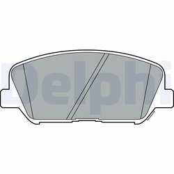 Set placute frana Delphi LP2477