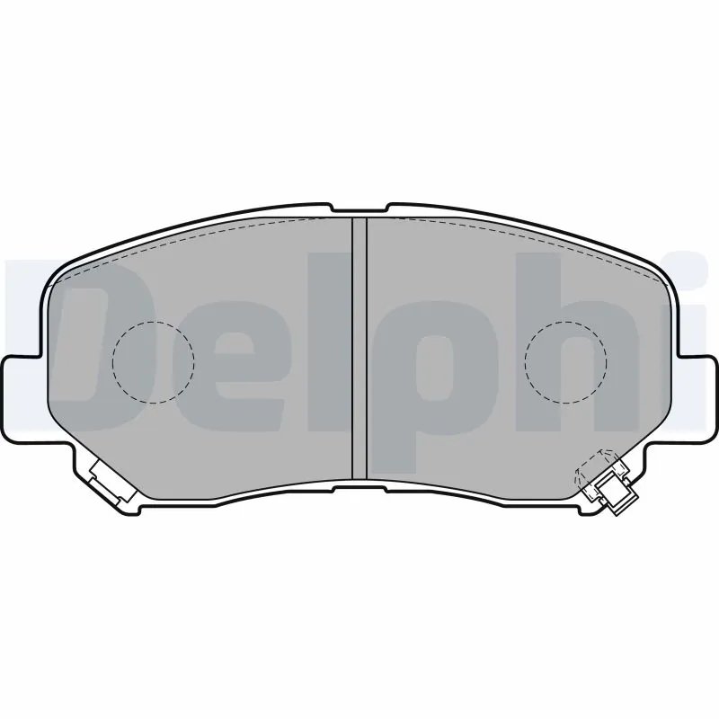 Set placute frana Delphi LP2481
