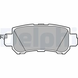 Set placute frana Delphi LP2482