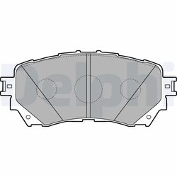 Set placute frana Delphi LP2487