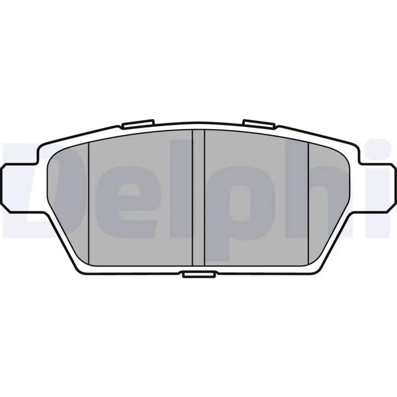 Set placute frana Delphi LP2493