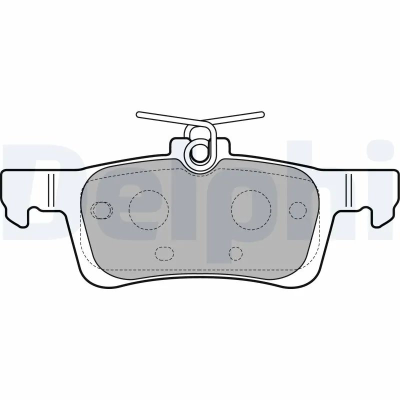 Set placute frana Delphi LP2503