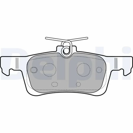 Set placute frana Delphi LP2503