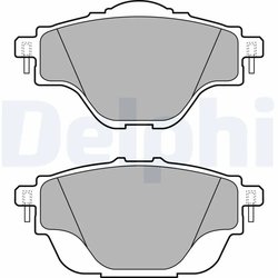 Set placute frana Delphi LP2509