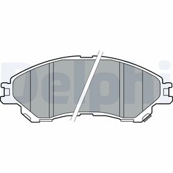 Set placute frana Delphi LP2664