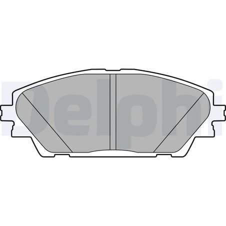 SET PLACUTE FRANA DELPHI LP2701 - Compatibil cu MAZDA