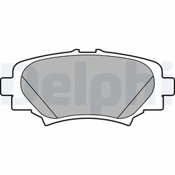 Set placute frana Delphi LP2702
