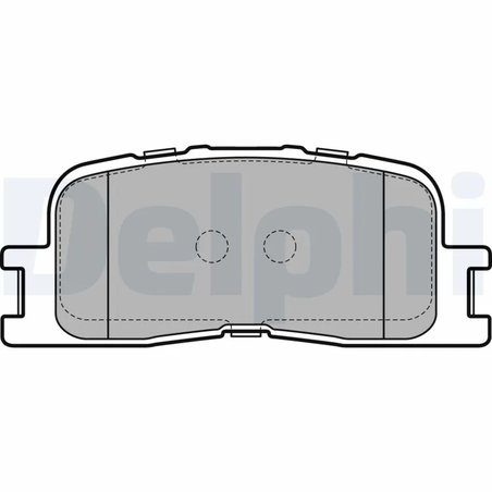 Set placute frana Delphi LP2703