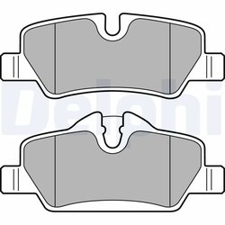 Set placute frana Delphi LP2762