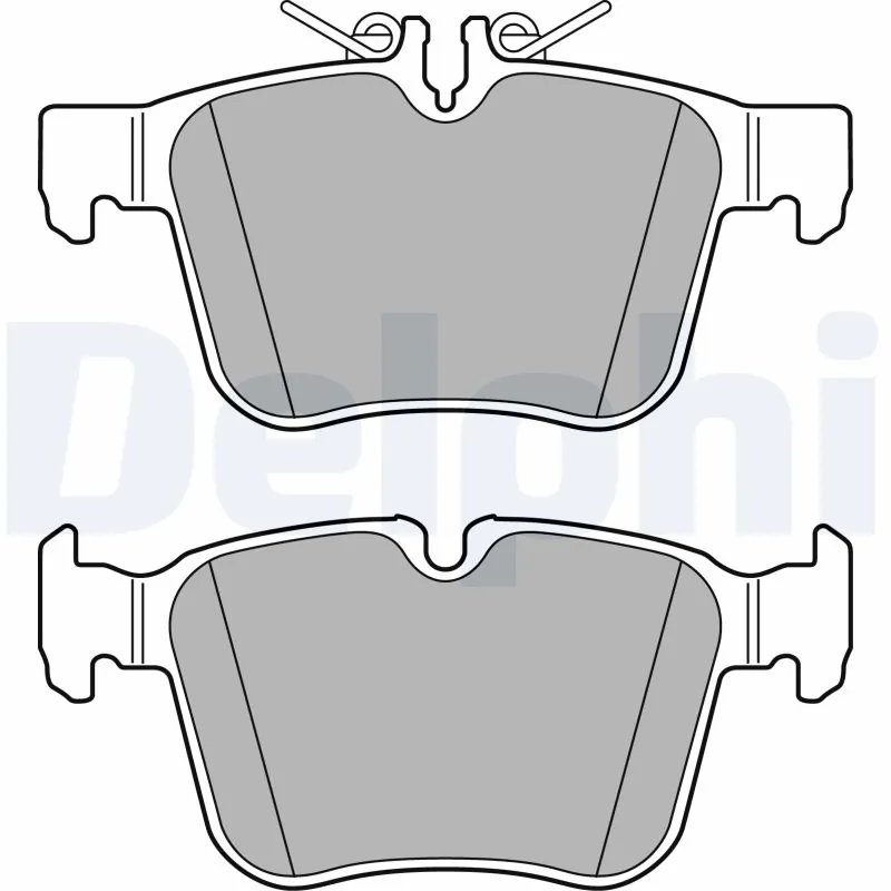 SET PLACUTE FRANA DELPHI LP2763 - Compatibil cu MERCEDES-BENZ