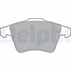 SET PLACUTE FRANA DELPHI LP3142 - Compatibil cu FIAT, JAGUAR, VW