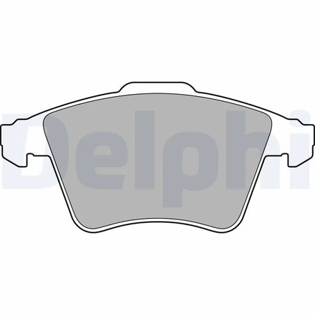 Set placute frana Delphi LP3142
