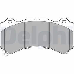 SET PLACUTE FRANA DELPHI LP3154 - Compatibil cu CHEVROLET, JEEP, NISSAN