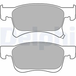 Set placute frana Delphi LP3164