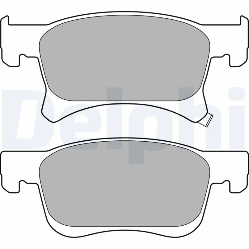 SET PLACUTE FRANA DELPHI LP3164 - Compatibil cu OPEL, VAUXHALL