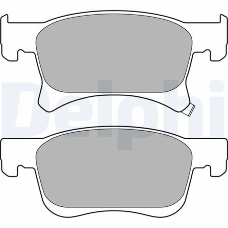 SET PLACUTE FRANA DELPHI LP3164 - Compatibil cu OPEL, VAUXHALL