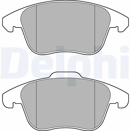 Set placute frana Delphi LP3175