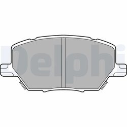 Set placute frana Delphi LP3184