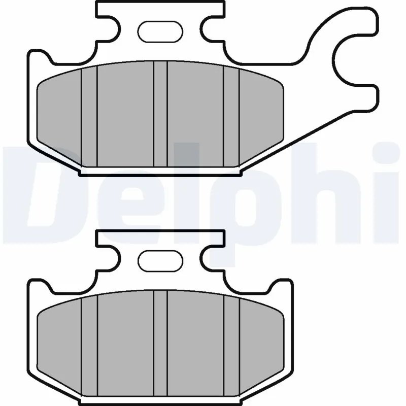 SET PLACUTE FRANA DELPHI LP3191 - Compatibil cu RENAULT