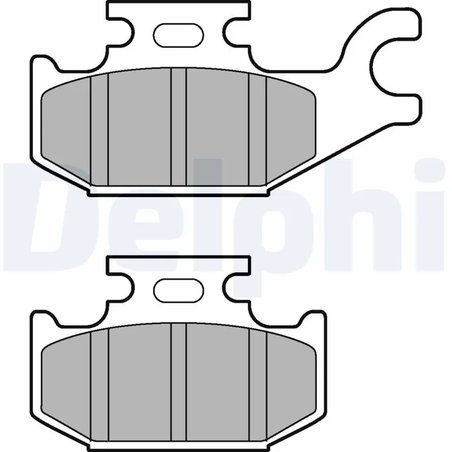 SET PLACUTE FRANA DELPHI LP3191 - Compatibil cu RENAULT