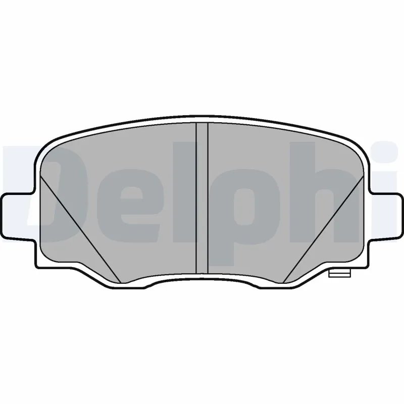 SET PLACUTE FRANA DELPHI LP3194 - Compatibil cu ALFA ROMEO, FIAT, JEEP