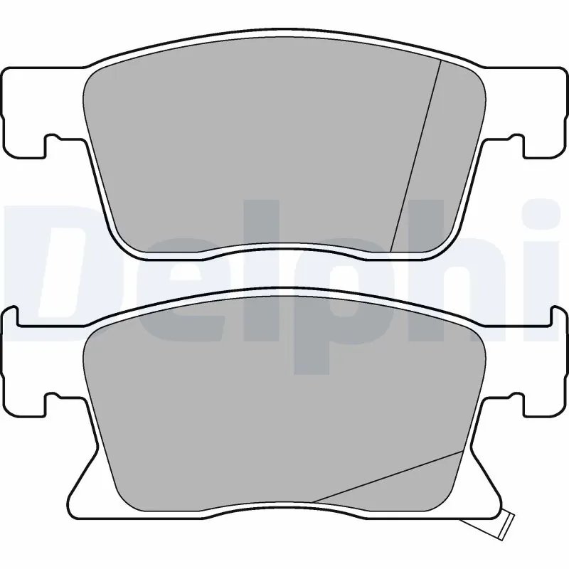 Set placute frana Delphi LP3237