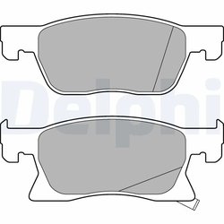 Set placute frana Delphi LP3238
