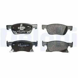 SET PLACUTE FRANA DELPHI LP3238 - Compatibil cu OPEL, VAUXHALL
