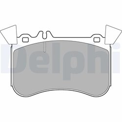 Set placute frana Delphi LP3242