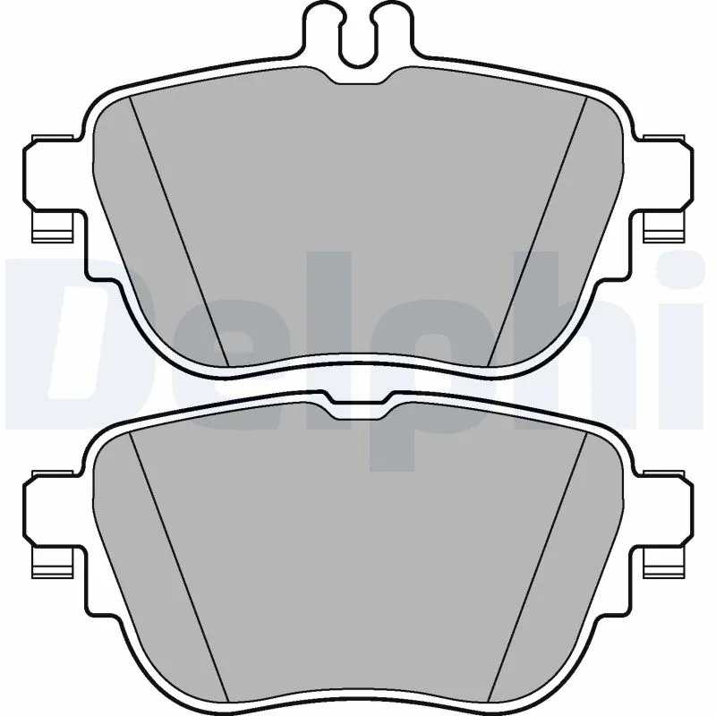 SET PLACUTE FRANA DELPHI LP3262 - Compatibil cu MERCEDES-BENZ