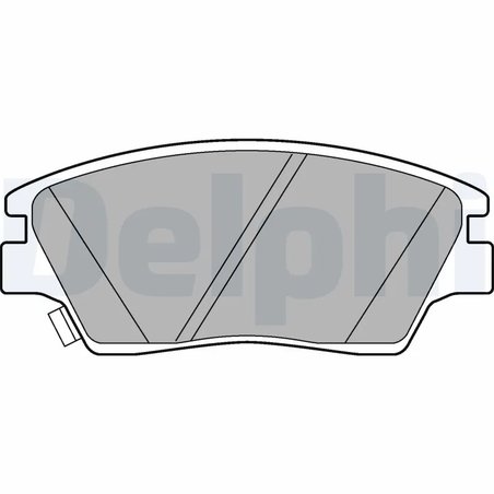 Set placute frana Delphi LP3263