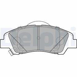 Set placute frana Delphi LP3265