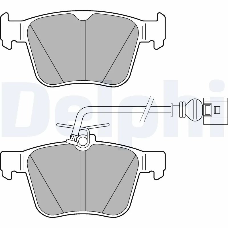 Set placute frana Delphi LP3267